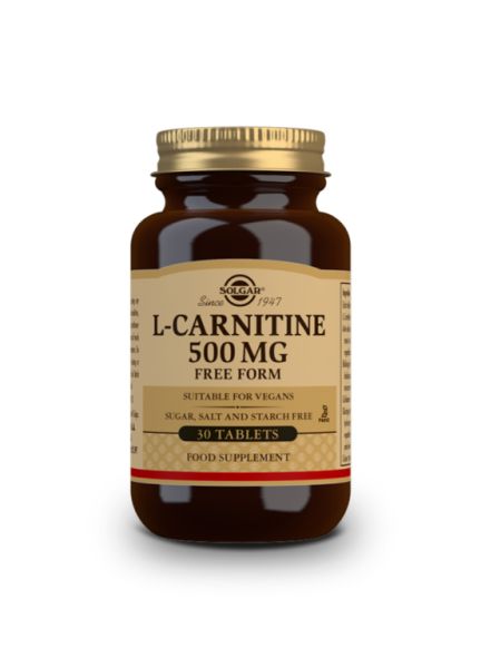 L-Carnitin 500 mg 30 Tabletten - SOLGAR Img 4