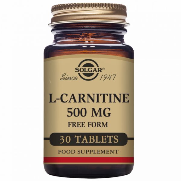 L-Carnitin 500 mg 30 Tabletten - SOLGAR