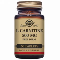 Buy SOLGAR L-Carnitine 500 mg 60 Tablets By 85,49€