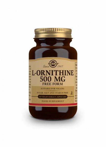 L-Ornithine 500 mg 50 plantaardige capsules