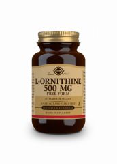 Buy SOLGAR L-Ornithine 500 mg 50 Vegetable Capsules By 26,85€