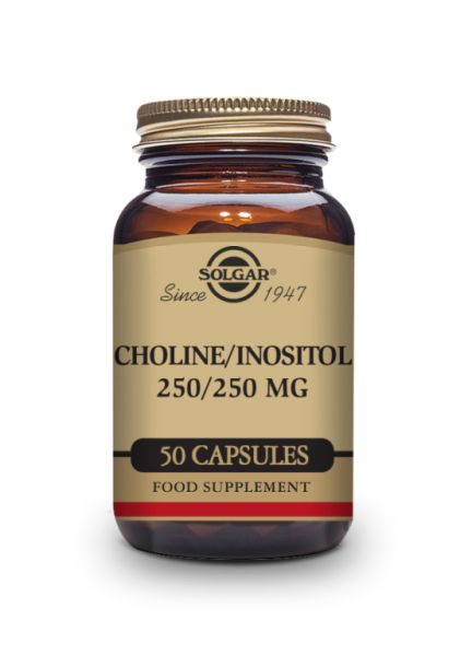 Cholin Inositol 250/250 mg 50 pflanzliche Kapseln Img 2