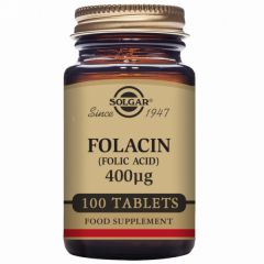 Comprar SOLGAR Folaci (Àcid Fòlic) 400 mcg 100 Comprimits Per 9,77€