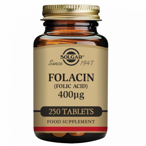 Folacin (Ácido Fólico) 400 mcg 250 Comprimidos