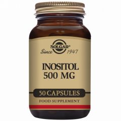 Buy SOLGAR Inositol 500 mg 50 Vegetable Capsules By 18,40€