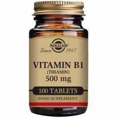 Buy SOLGAR Vitamin B1 500 mg Thiamin 100 Tablets By 33,79€