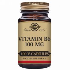 köpa SOLGAR Vitamin B6 100 mg 100 Grönsakskapslar Förbi 18,40€