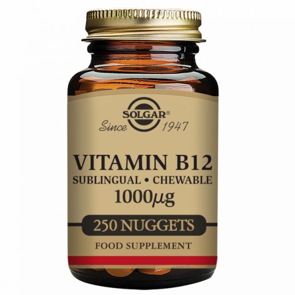 Vitamin B12 1000 mcg 250 Chewable Tablets - SOLGAR