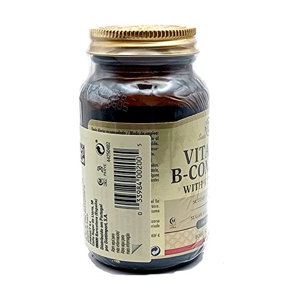 B-Complex with Vitamin C 100 Tablets - SOLGAR Img 5