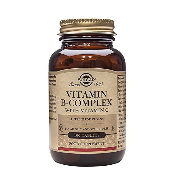 B-Complex amb Vitamina C 100 Comprimits - SOLGAR