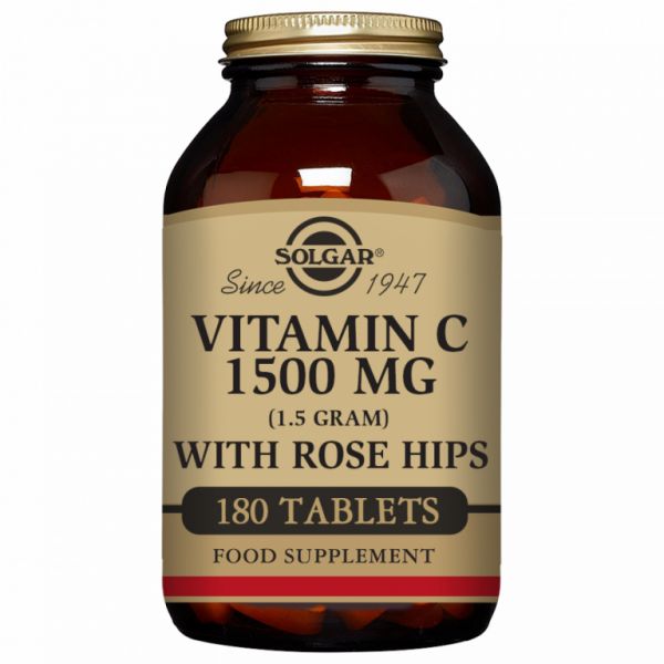 Rose Hips C 1500 mg 180 Comprimidos - SOLGAR