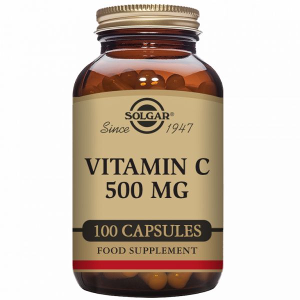 Vitamin C 500 mg 100 Grönsakskapslar - SOLGAR