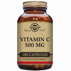 Buy SOLGAR Vitamin C 500 mg 100 Vegetable Capsules By 16,10€