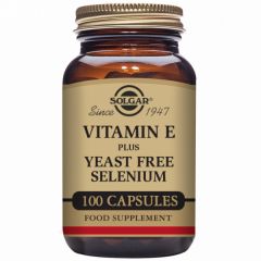 Buy SOLGAR Vitamin E with Selenium 100 Vegetable Capsules By 36,85€