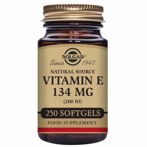 Vitamin E 200 IE 134 mg 250 Pärlor - SOLGAR