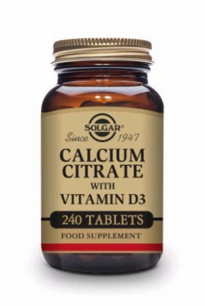 Calcium citrate with vitamin D 240 Tablets