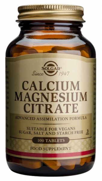 Calcium Magnesium Citrate 50 Tablets - SOLGAR