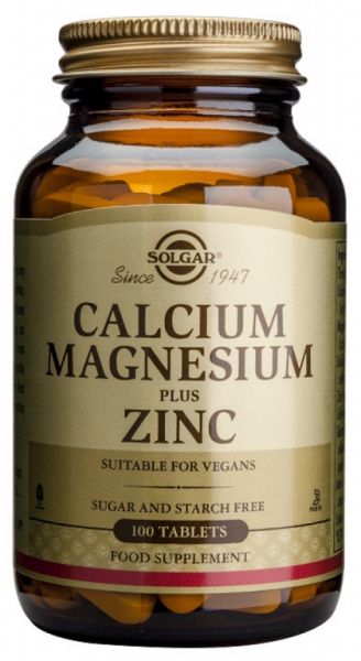 Calcium Magnésium Zinc 250 Comprimés - SOLGAR