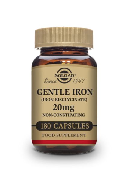 Ferro Gentle 20 mg 180 Càpsules Vegetals - SOLGAR Img 2