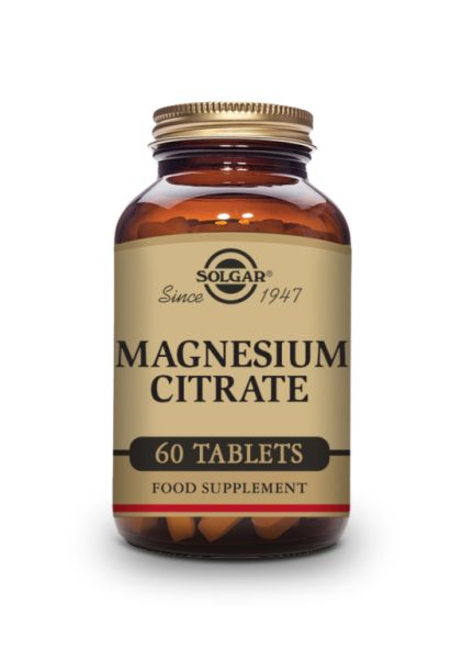 Magnesium Citrate 60 Tablets - SOLGAR