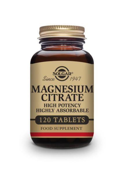 Magnesium Citrate 120 Tablets - SOLGAR Img 2