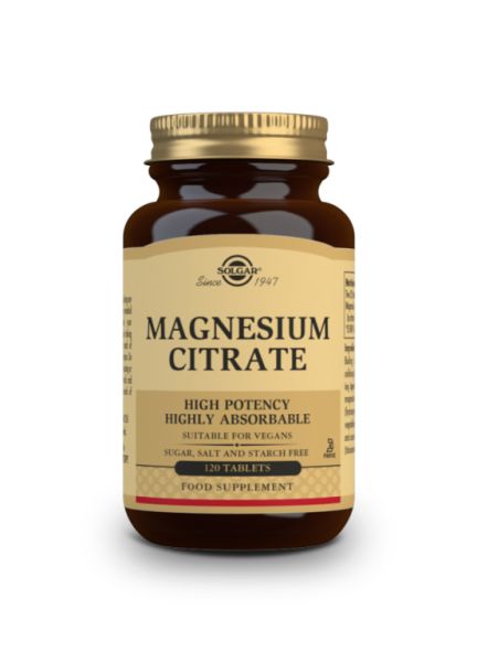 Magnesium Citrate 120 Tablets - SOLGAR Img 4