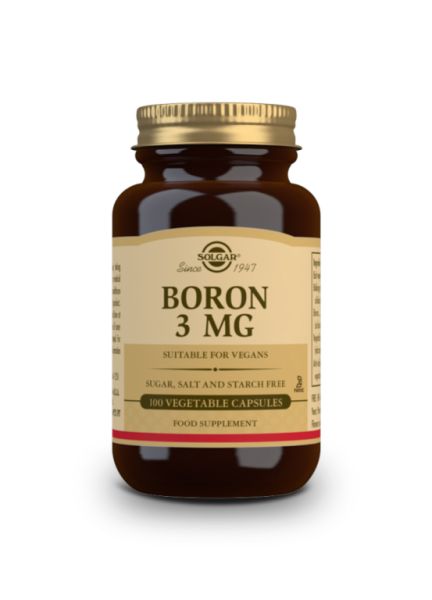 Boron 3 mg 100 Vegetable Capsules - SOLGAR Img 4