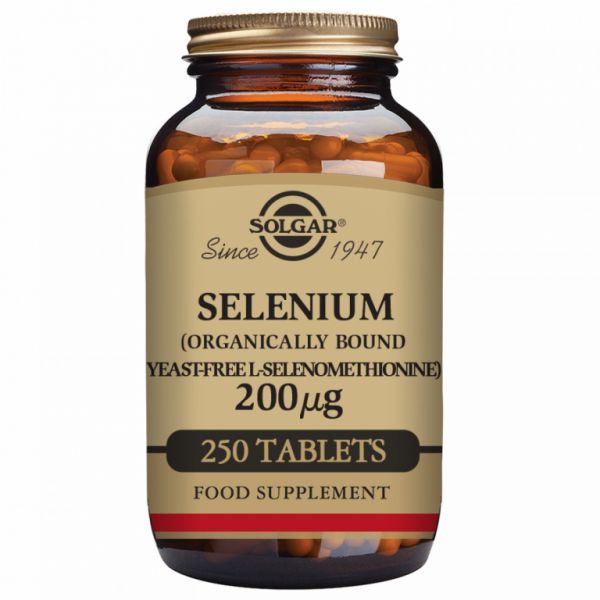 Selênio 200 mcg 250 comprimidos - SOLGAR