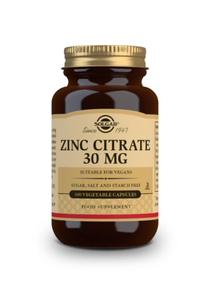 Citrato de Zinc 30 mg 100 Cápsulas Vegetales Img 4