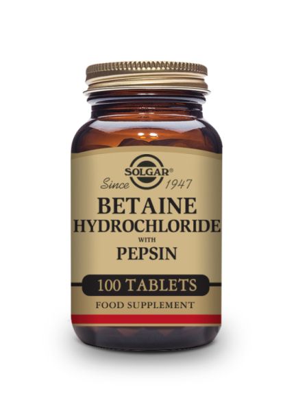 Betaïnehydrochloride met pepsine 100 tabletten Img 2