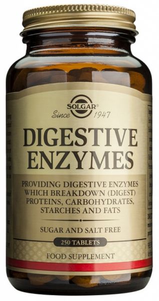 Enzimas Digestivas 100 Comprimidos - SOLGAR