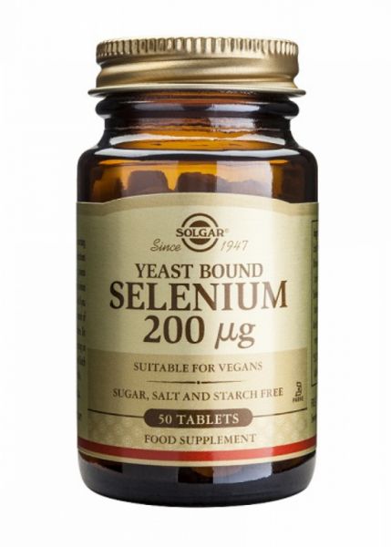 Selenium in gist 200 mcg 50 tabletten - SOLGAR