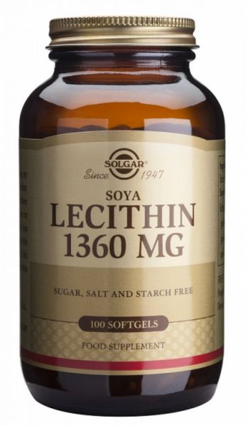 Lecithin 1360 mg 100 Perlen - SOLGAR