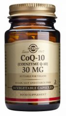 Buy SOLGAR Maxi Coenzyme Q10 30 mg 60 Vegetable Capsules By 49,45€