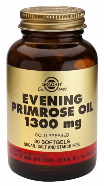 Evening Primrose Oil 1300 mg 30 Pärlor - SOLGAR