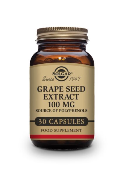 Extrato de semente de uva 100 mg 30 cápsulas vegetais Img 2