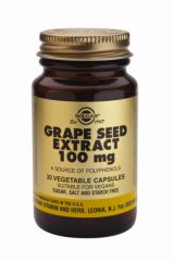 Buy SOLGAR Grape Seed Extract 100 mg 30 Vegetable Capsules By 43,75€