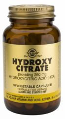 Buy SOLGAR Hydroxycitrate (HCA) 250 mg 60 Vegetable Capsules By 29,95€