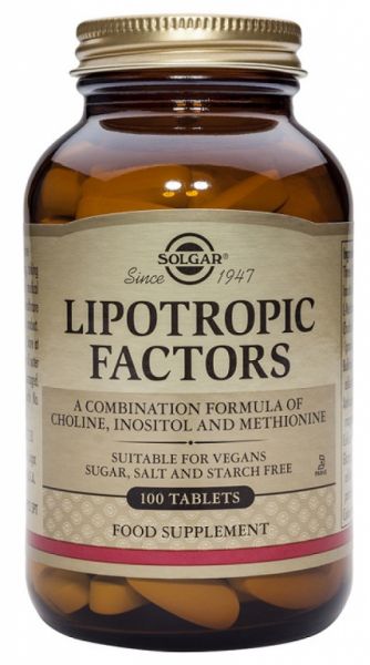 Facteurs Lipotropes 50 Comprimés - SOLGAR