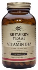 Buy SOLGAR Brewer's Yeast with Vitamin B12 250 Tablets By 15,01€