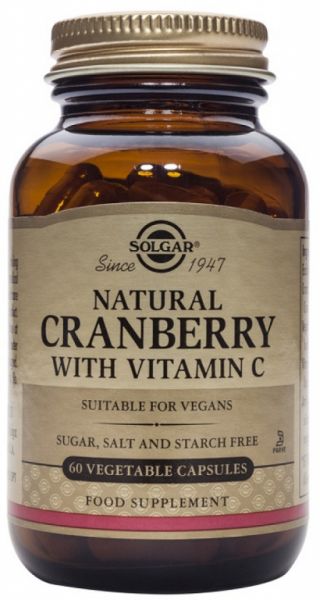 Red Cranberry with Vitamin C 60 Vegetable Capsules