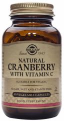 Buy SOLGAR Red Cranberry with Vitamin C 60 Vegetable Capsules By 24,29€