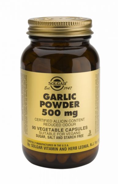 Garlic Powder 500 mg 90 Vegetable Capsules