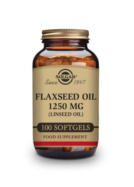 Flaxseed Oil 1250 mg 100 Softgels - SOLGAR Img 2