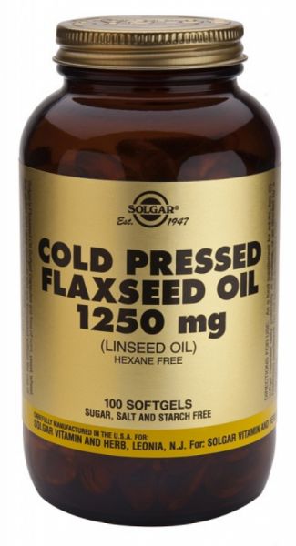 Aceite Linaza 1250 mg 100 Cápsulas Blandas