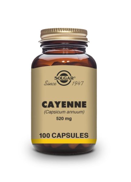 Caiena 520 mg 100 cápsulas vegetais - SOLGAR Img 2