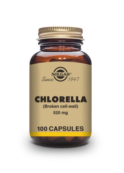 Chlorela 520 mg 100 Cápsulas Vegetales - SOLGAR Img 2