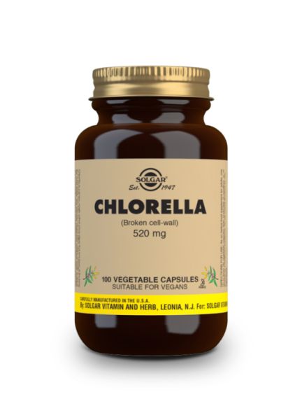 Chlorela 520 mg 100 Cápsulas Vegetales - SOLGAR Img 4