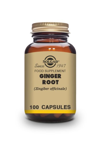 Gember 100 Plantaardige Capsules - SOLGAR Img 2