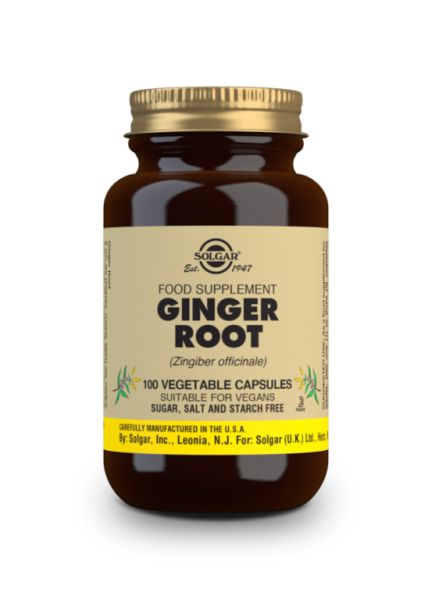 Ginger 100 Vegetable Capsules - SOLGAR Img 4